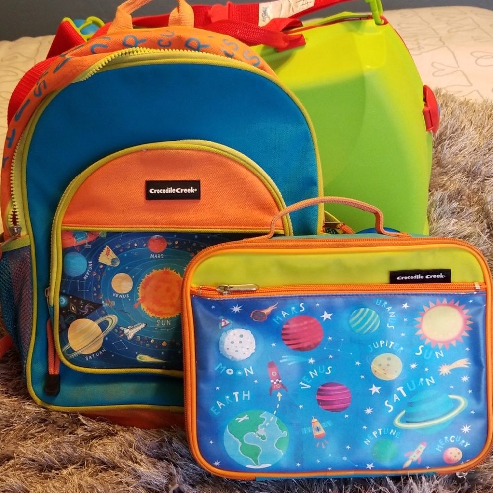Crocodile Creek Solar System Backpack & Lunch Box